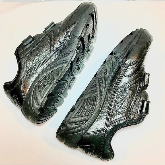 *NEW* NWB* BROOKS ADDICTION WALKER VELCRO V-STRAP, 9.5B /MED WIDTH, BLACK - Picture 5 of 11